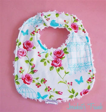 Shabby Chenille Birdcage Bib Infant