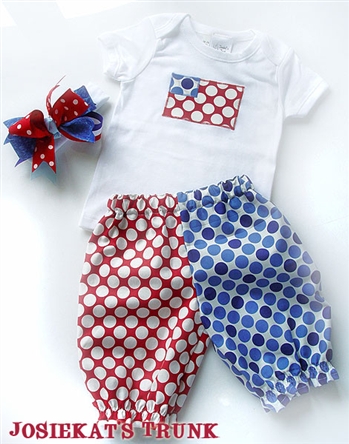 Retro Americana Bloomer Set