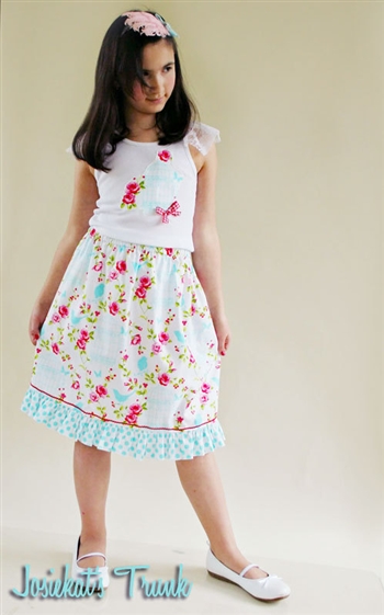 Shabby Birdcage Skirt Set