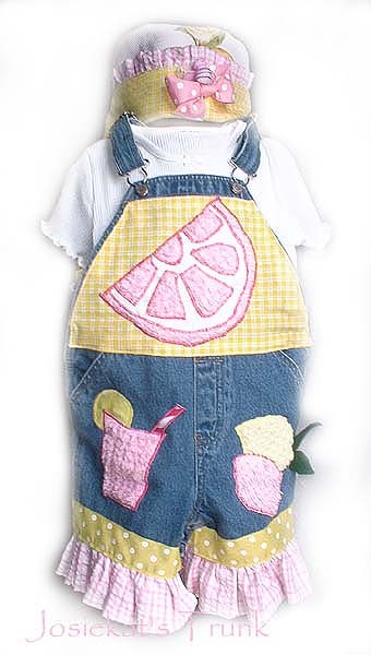 Pink Lemonade Overalls