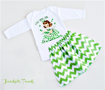 St. Patrick's Irish Girl Day Skirt Set