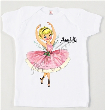 Retro Angel Ballarina Vintage Tee