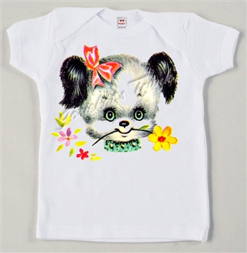 Retro Baby Puppy Vintage Tee