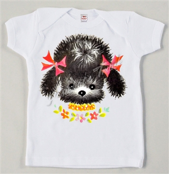 Retro Baby Poodle Vintage Tee