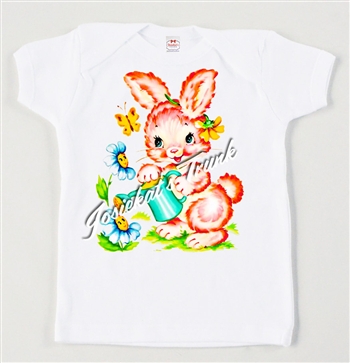 Retro Garden Bunny Vintage Tee