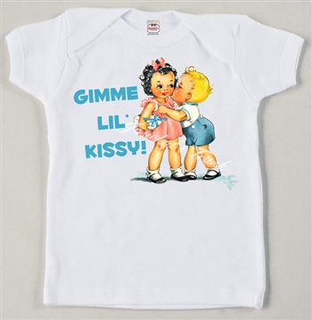 Retro "Gimme Lil' Kissy" Vintage Tee