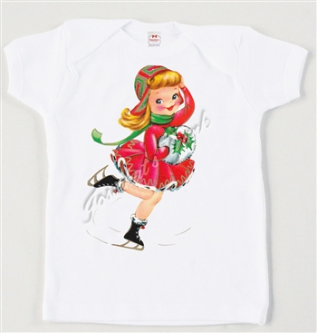 Retro Ice skater Vintage Tee