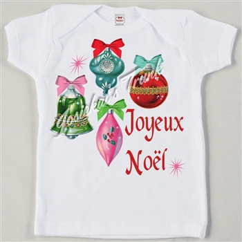 Vintage Retro Tee  "Joyeux NoÃ«l"