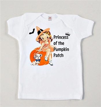 Retro "Pumpkin Patch Princess" Tee Halloween Tshirt