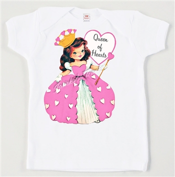 Retro "Queen of Hearts" Vintage Valentine Tee