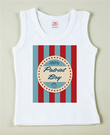 4th of July Tee Patriot Boy Vintage Tee