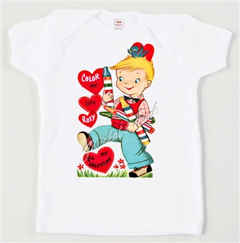 Retro Valentine Boy Vintage Tee